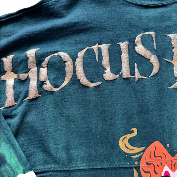 Women's Hocus Pocus Halloween Disneyland Disney Green Spirit Jersey Size Small - Picture 7 of 9